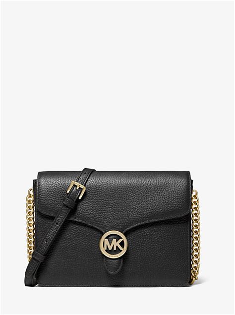 michael kors vanna shoulder bag|MICHAEL Michael Kors Vanna Medium Pebbled Leather .